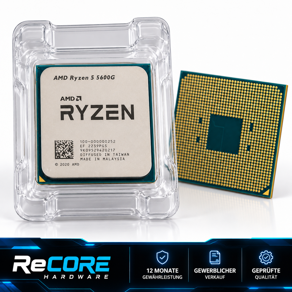 AMD Ryzen 5 5600G | 3,9–4,4 GHz | Radeon Grafik | AM4