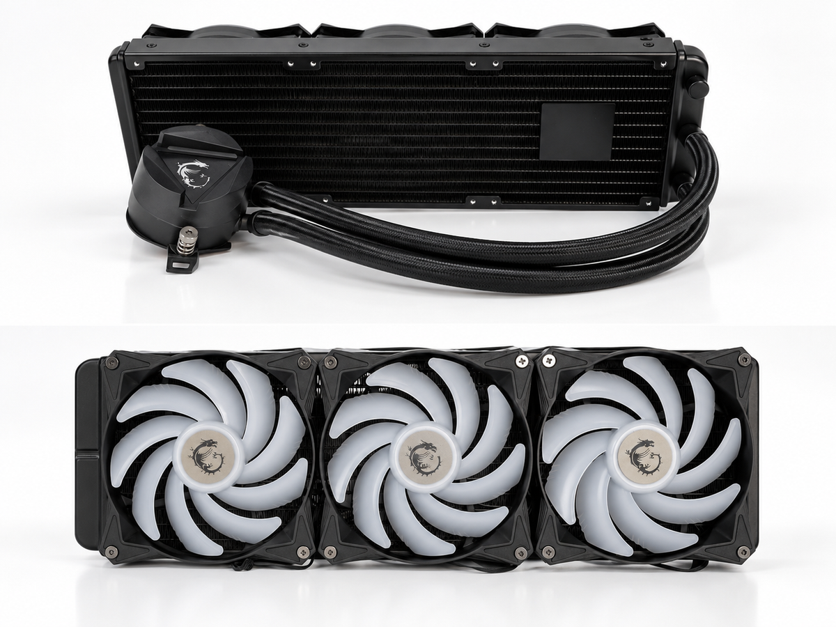 MSI 360mm RGB Wasserkühlung | 3× 120mm RGB-Lüfter