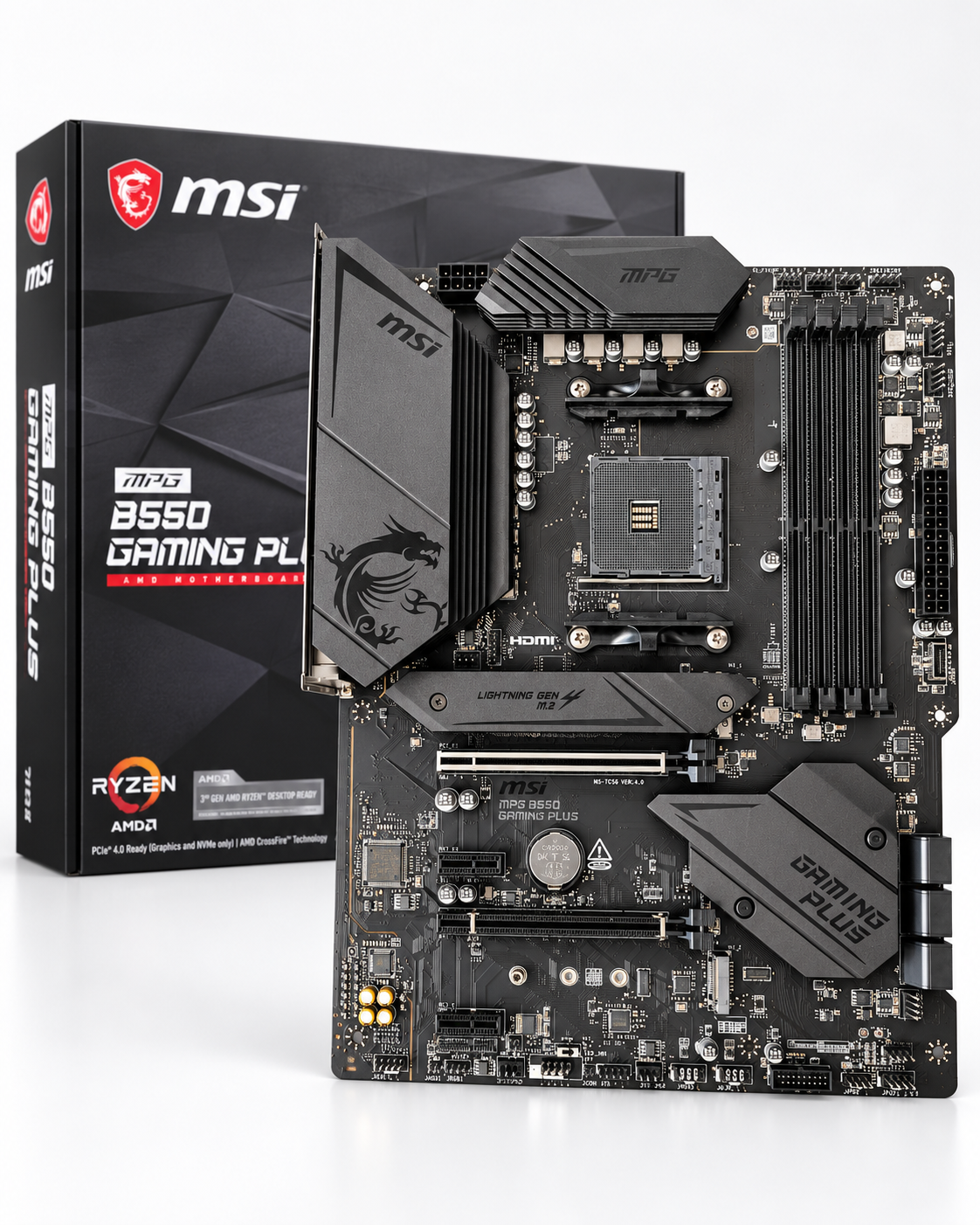 MSI MPG B550 Gaming Plus | AMD AM4 | ATX | DDR4 | PCIe 4.0
